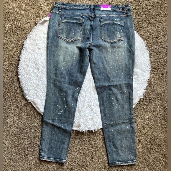Mossimo Jeans Skinny Mid Rise New Womens Size 18 - Picture 2 of 9